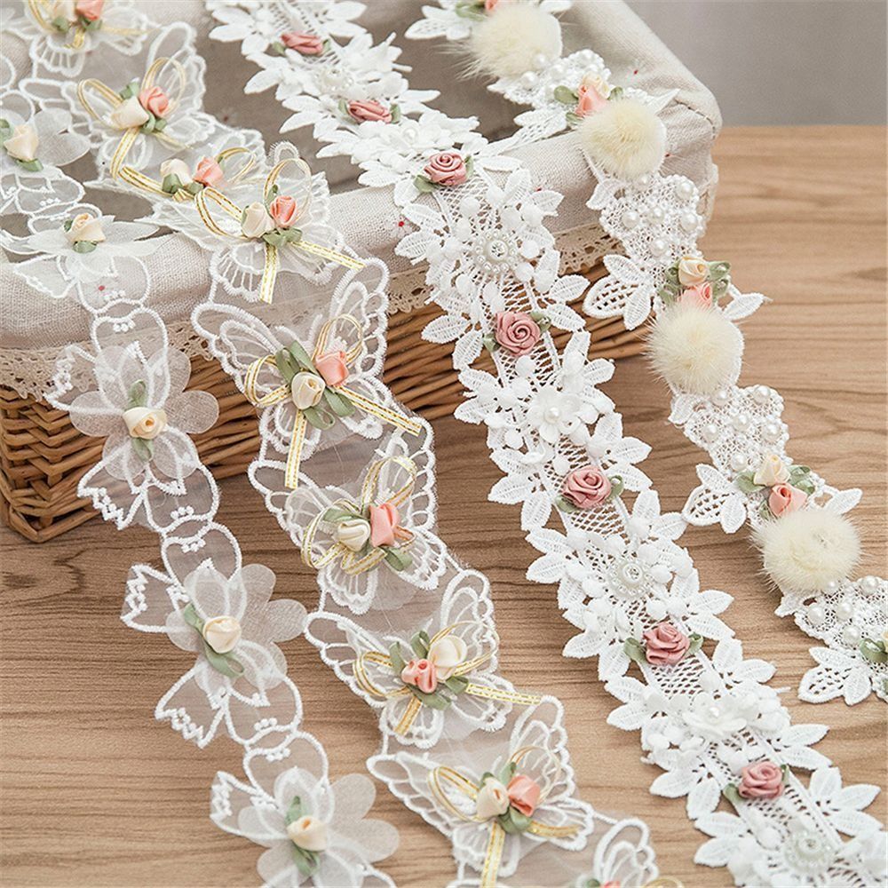 ลูกไม้ปักลายดอกไม้ 3 มิติ สำหร - Embroidery Design 3D บทวิจารณ์และราคา