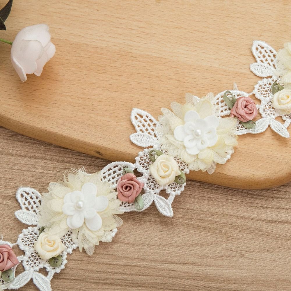 ลูกไม้ปักลายดอกไม้ 3 มิติ สำหร - Embroidery Design 3D บทวิจารณ์และราคา