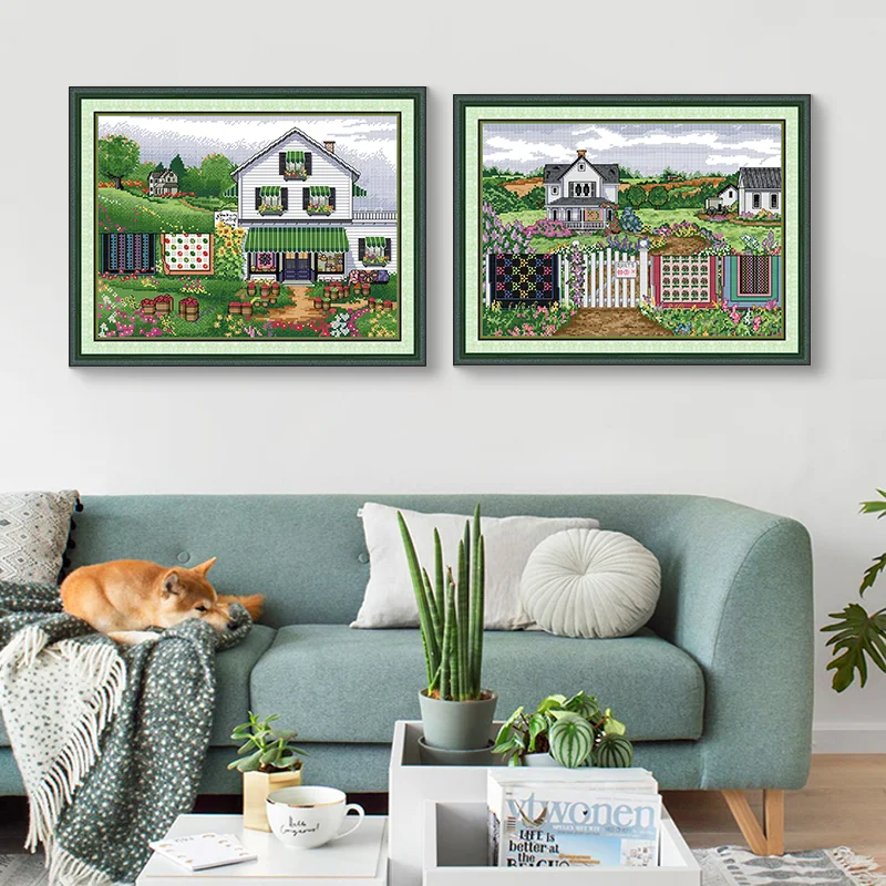 Joy Sunday Cross Stitchชุดฤดูใ - Embroidery Meaning บทวิจารณ์และราคา