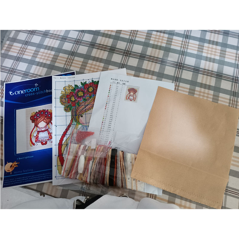 ชุดปักครอสติสใหม่ DIY ด้ายฝ้าย - Embroidery Studio บทวิจารณ์และราคา