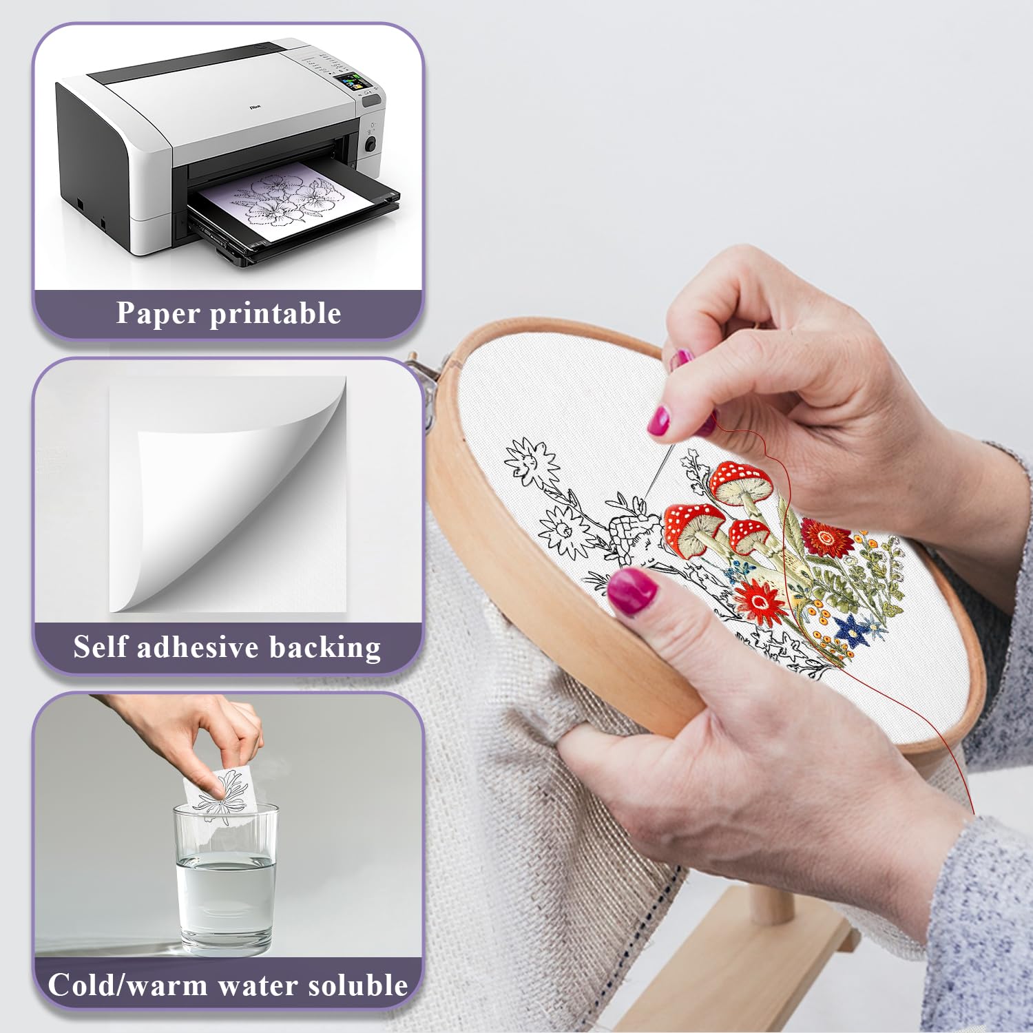 10/5Pcs น้ําเย็บปักถักร้อย Sta - Embroidery Meaning บทวิจารณ์และราคา