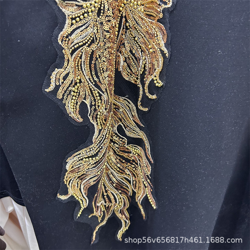 ชุดเซ็ตสองชิ้นสำหรับผู้หญิง ฤด - Embroidery Cotton Shirt บทวิจารณ์และราคา