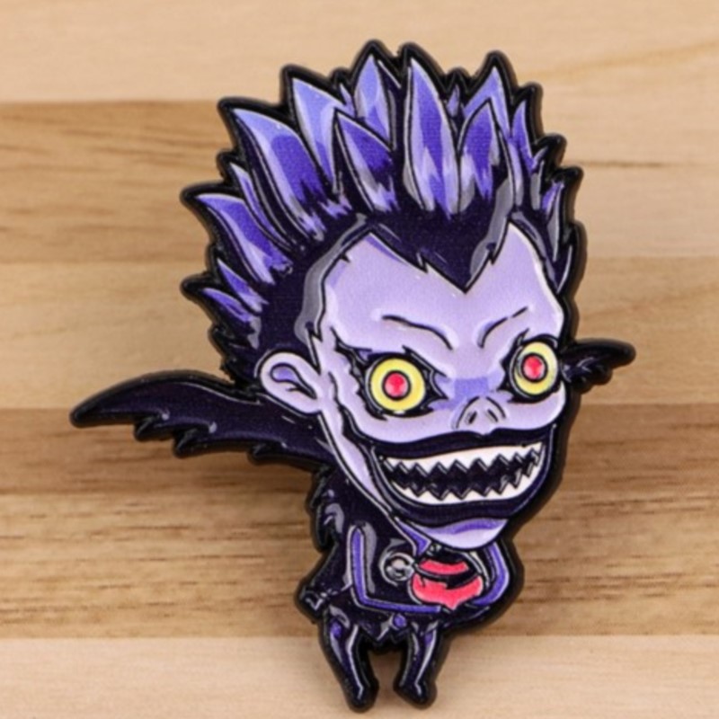 เข็มกลัดเคลือบลายการ์ตูนปีศาจก - Embroidery Textile บทวิจารณ์และราคา