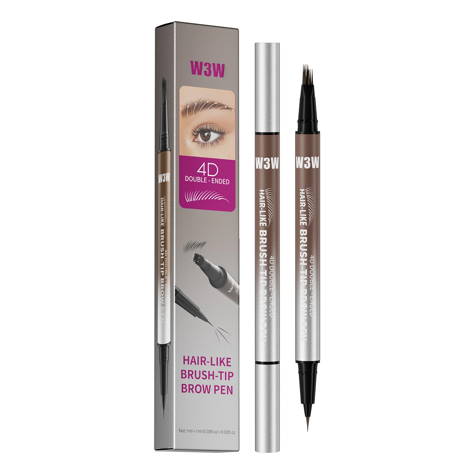ดินสอเขียนคิ้วแบบสองหัว W3W Mi - Transfer Pen Ink บทวิจารณ์และราคา