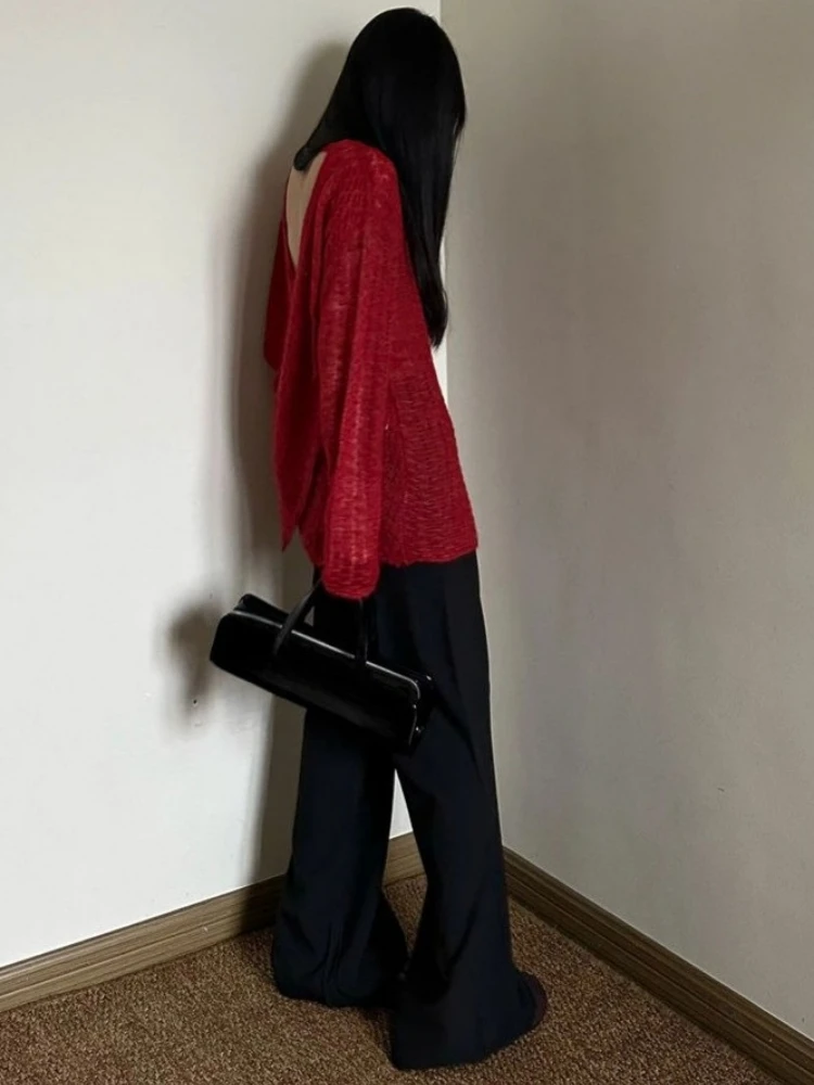 Y2K เสื้อยืดผู้หญิงถักแบบซีทรู - Embroidery Knit บทวิจารณ์และราคา