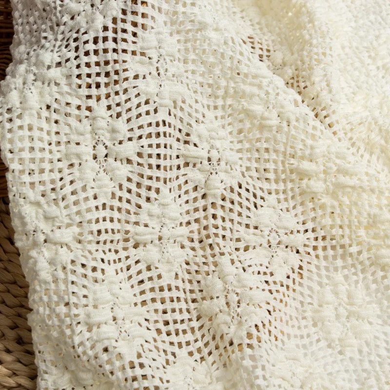 ผ้าลูกไม้ลายแจ็คการ์ดแบบจับจีบ - Embroidery Meaning บทวิจารณ์และราคา