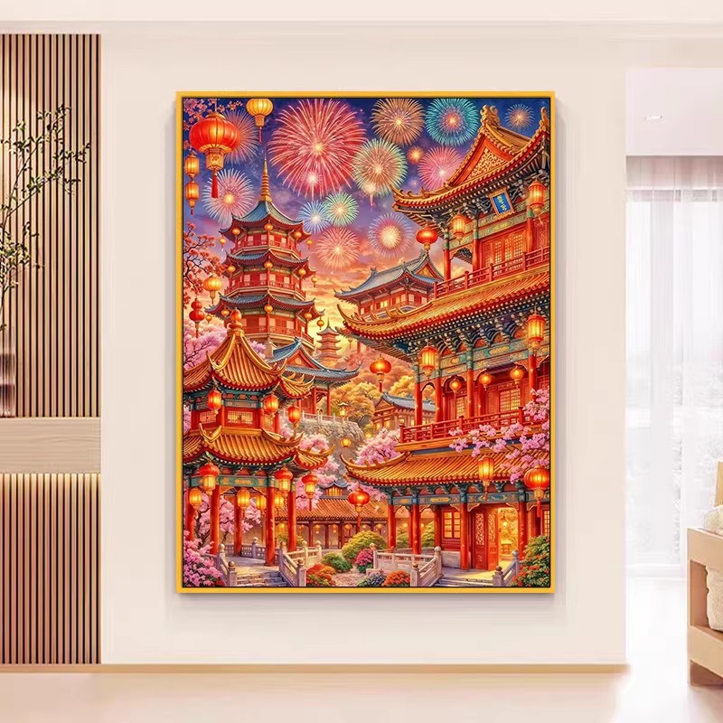 ชุดปักครอสติชลายปีใหม่ 9ct 100 - Embroidery Job บทวิจารณ์และราคา